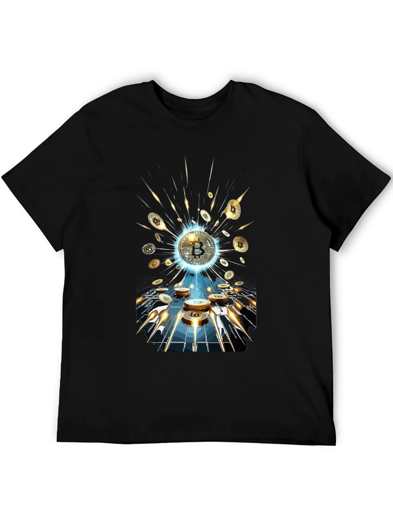 Bitcoin Burst T-Shirt - Crypto Currency Tee