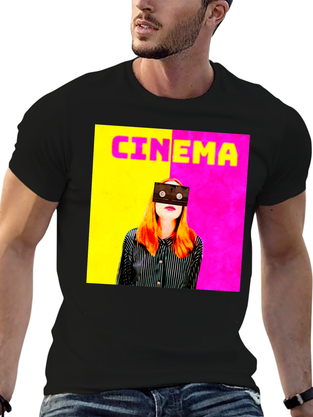 Cinema Graphic Tee - Retro Film T-Shirt