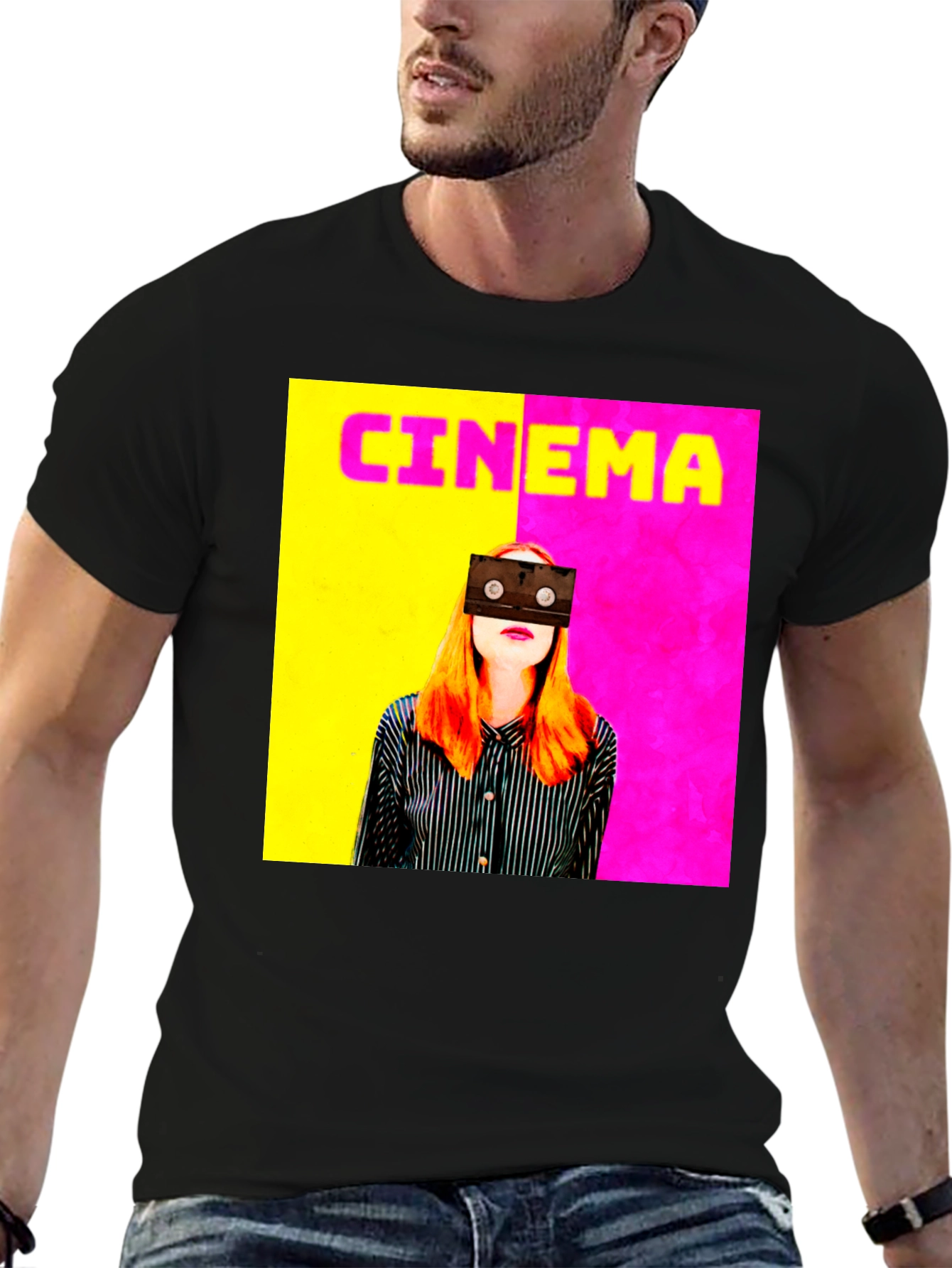 Cinema Graphic Tee - Retro Film T-Shirt