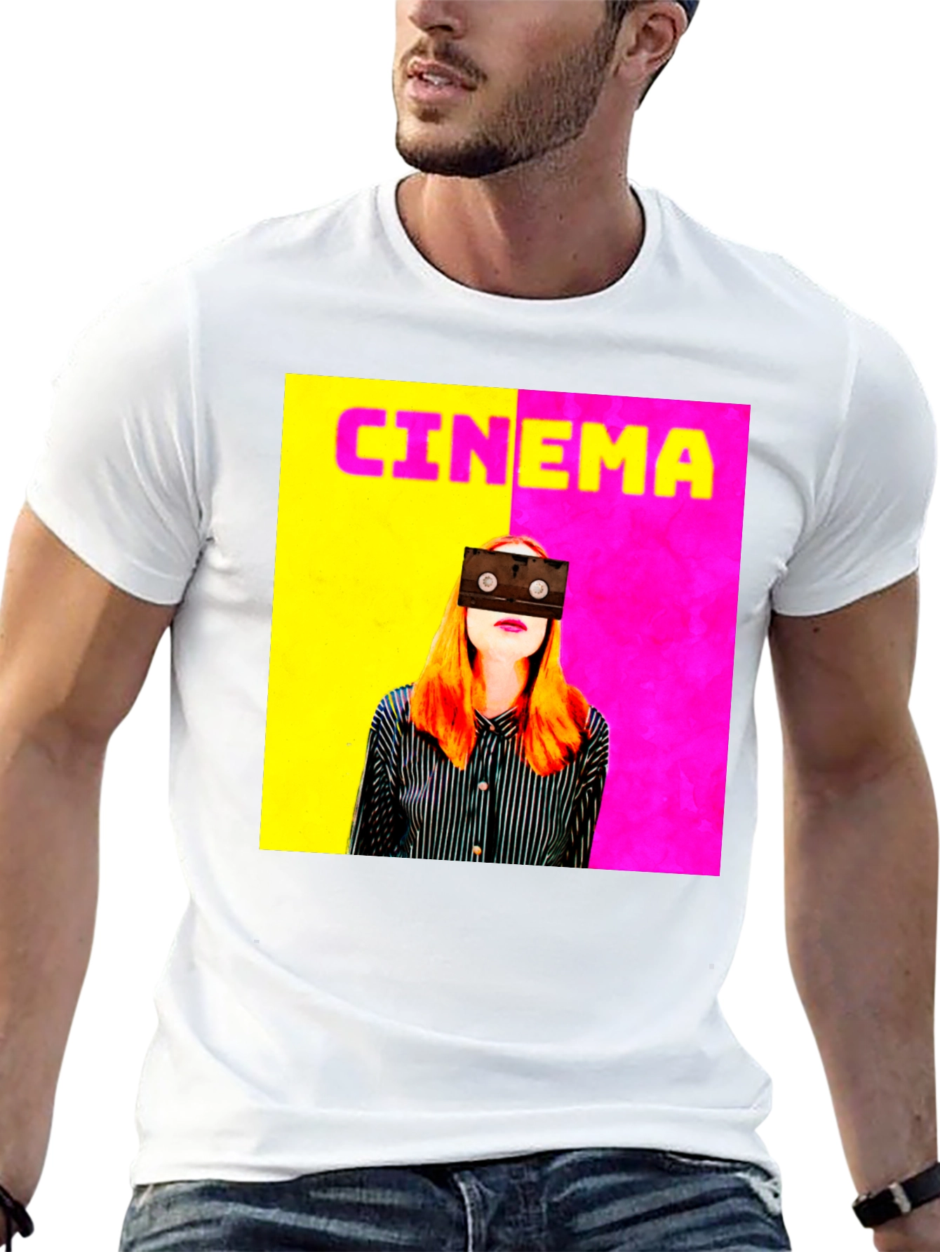 Cinema Graphic Tee - Retro Film T-Shirt