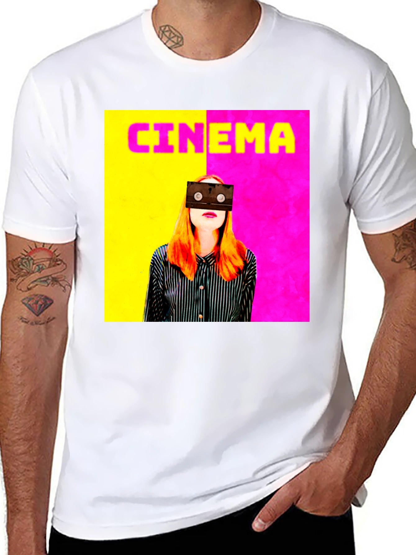 Cinema Graphic Tee - Retro Film T-Shirt