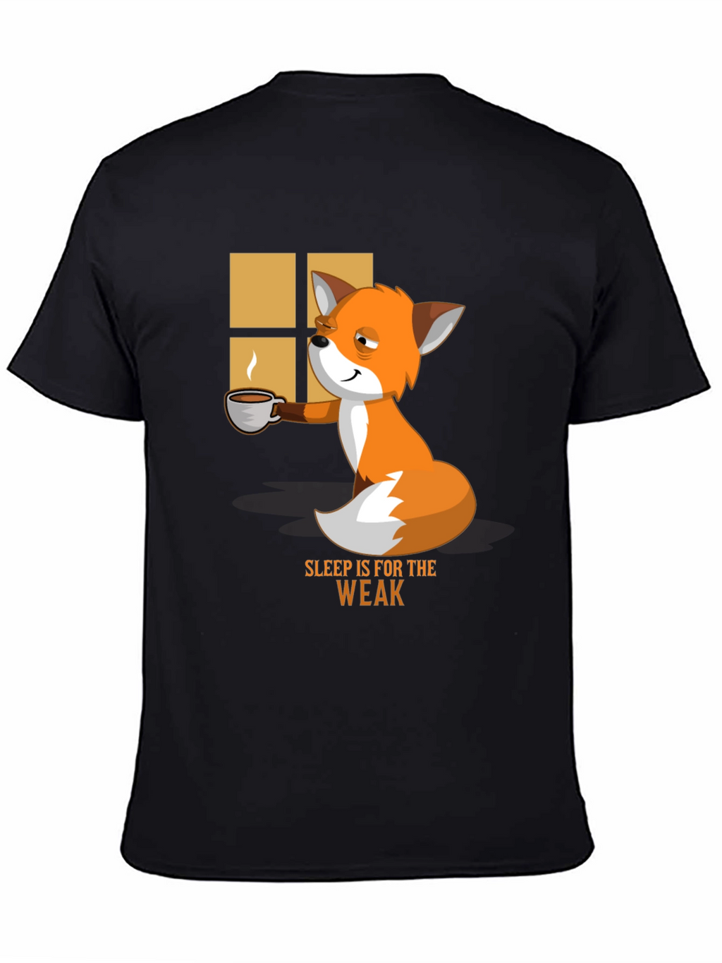Sleep is for the Weak Funny Fox T-Shirt