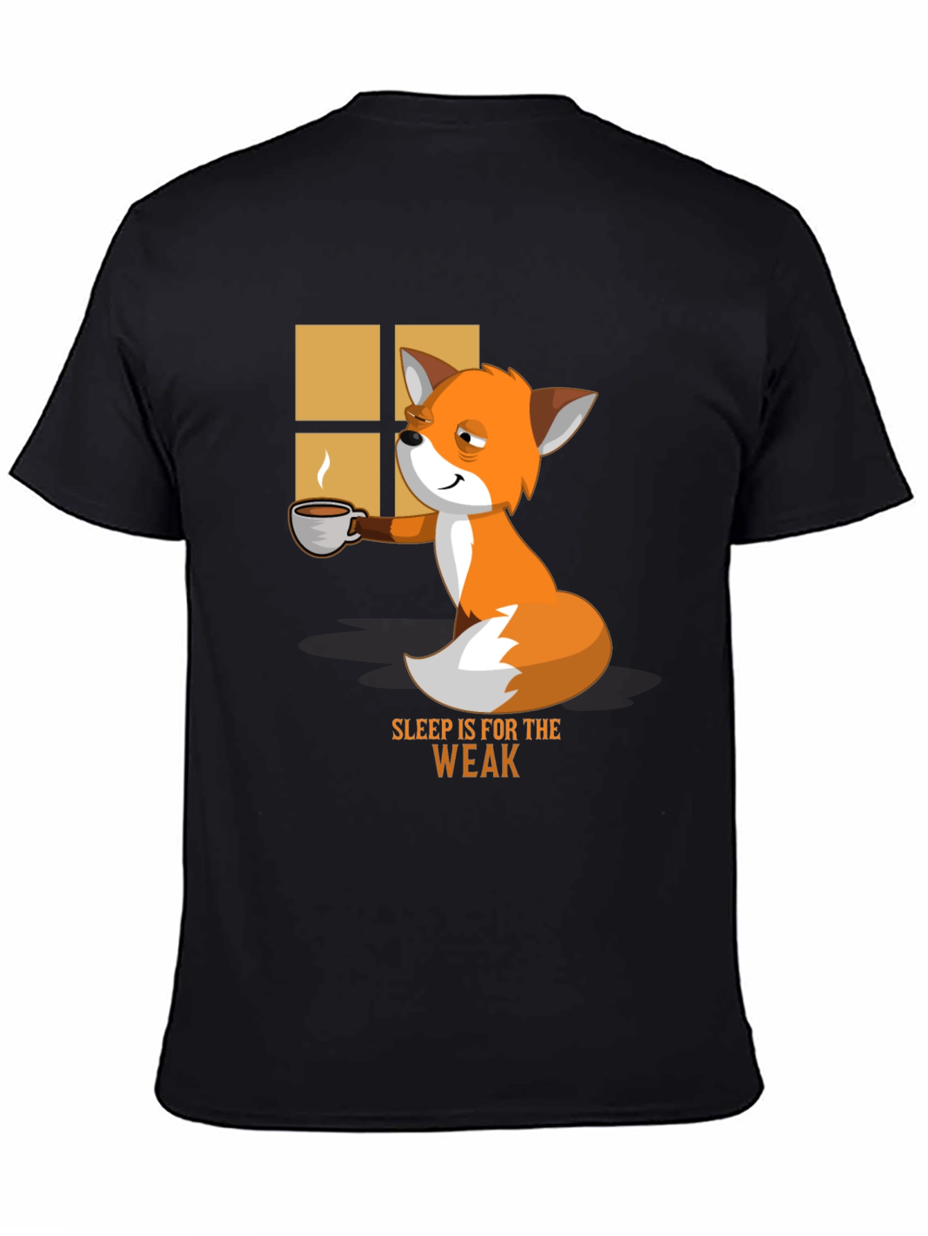 Sleep is for the Weak Funny Fox T-Shirt