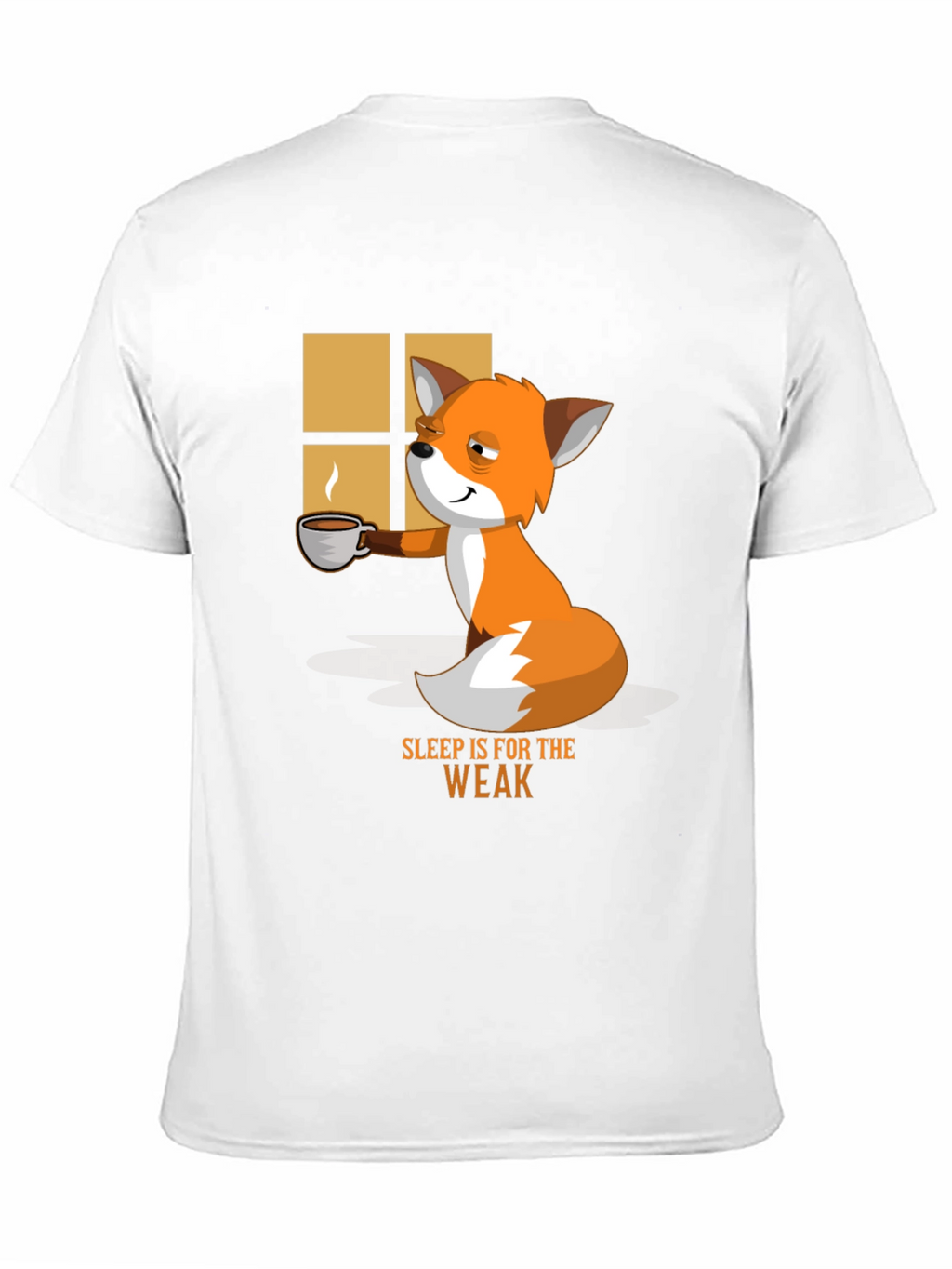 Sleep is for the Weak Funny Fox T-Shirt