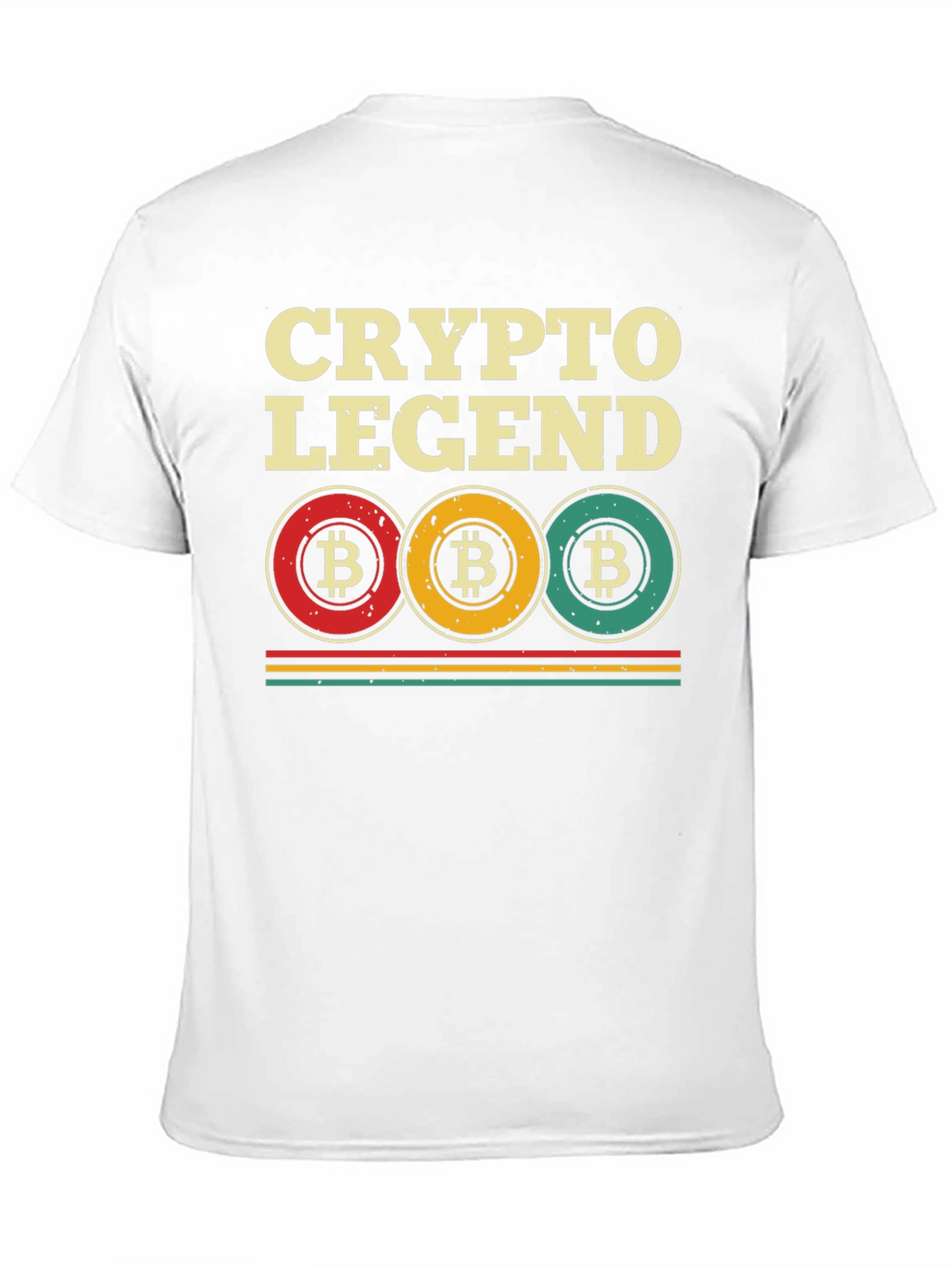 Crypto Legend Bitcoin Graphic Tee - Black
