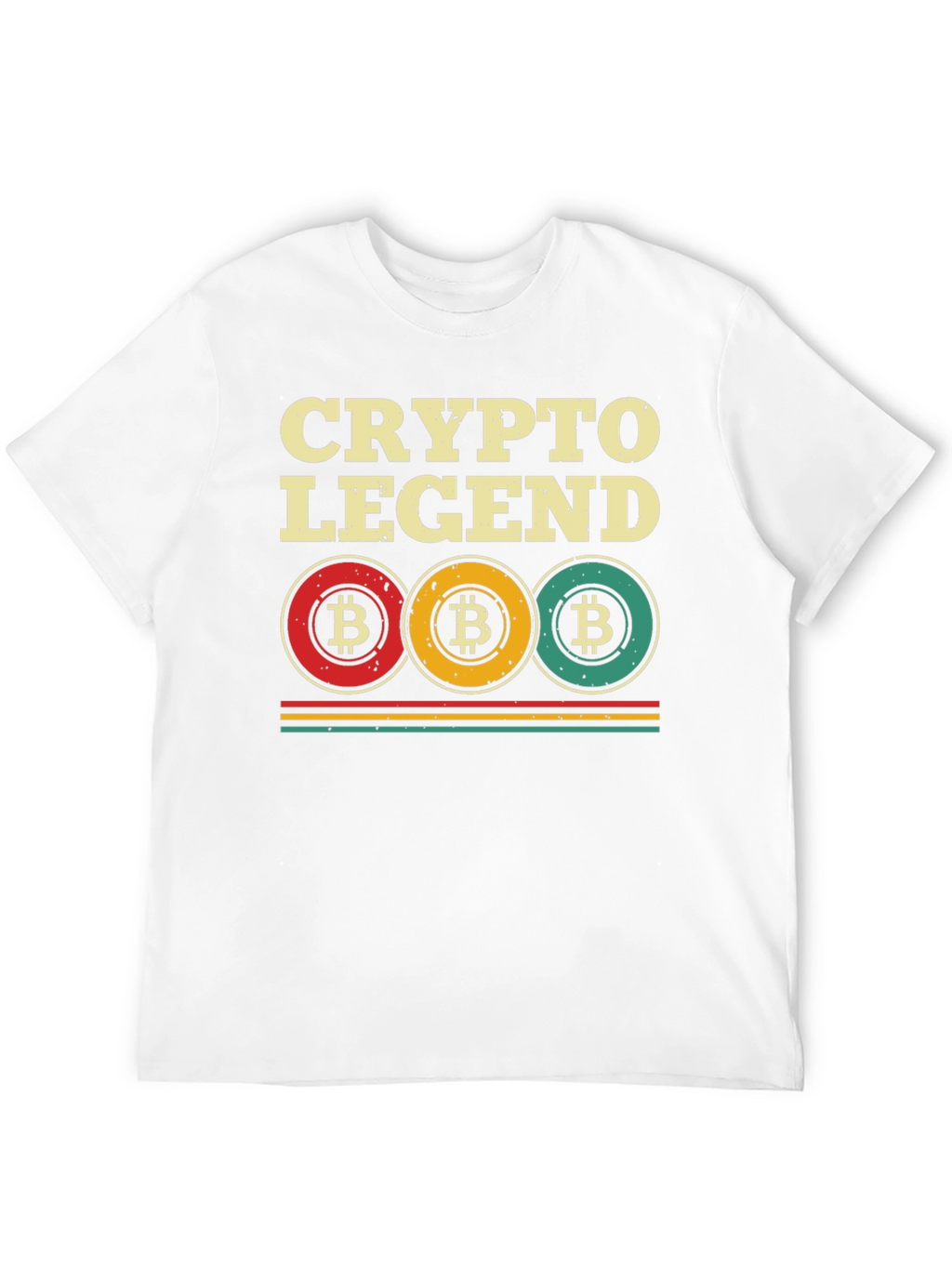 Crypto Legend Bitcoin Graphic Tee - Black