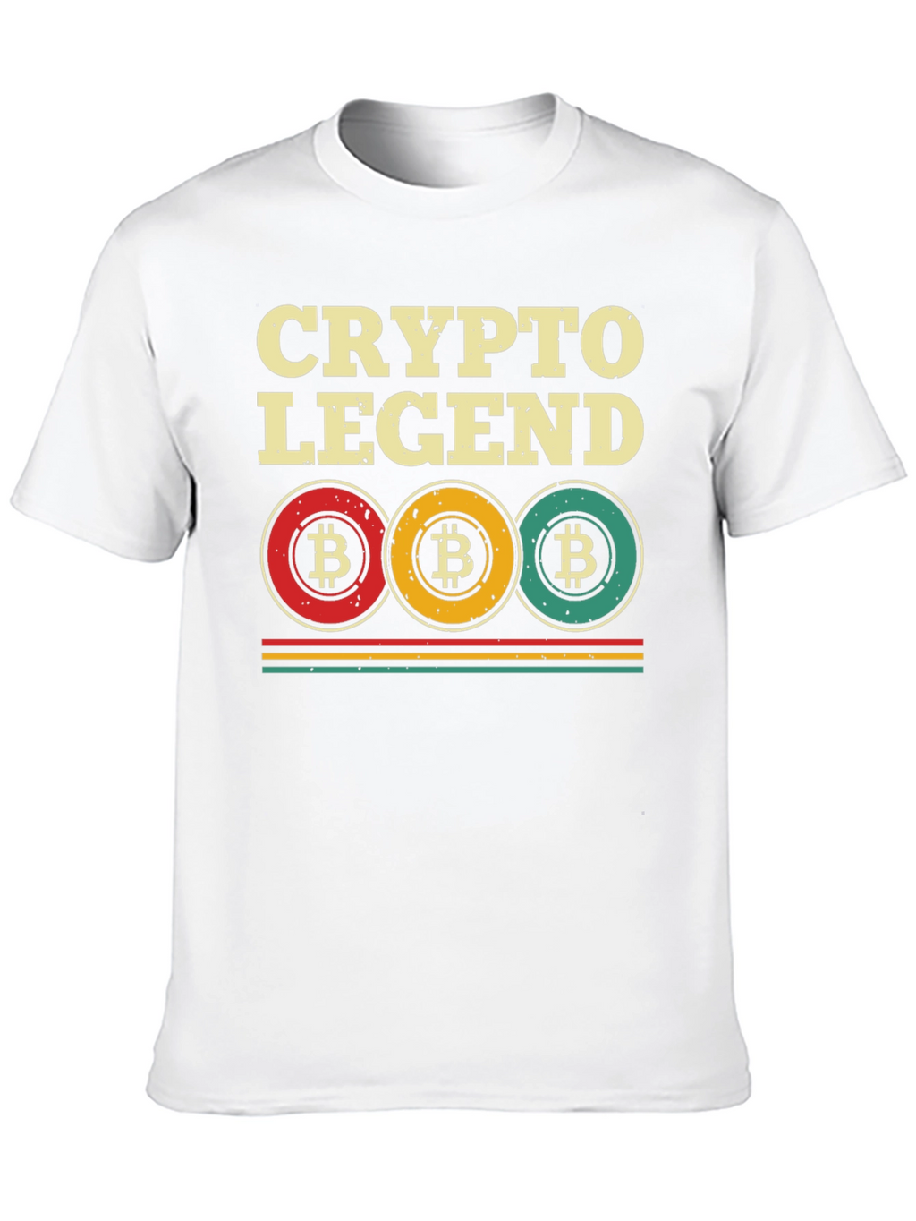 Crypto Legend Bitcoin Graphic Tee - Black