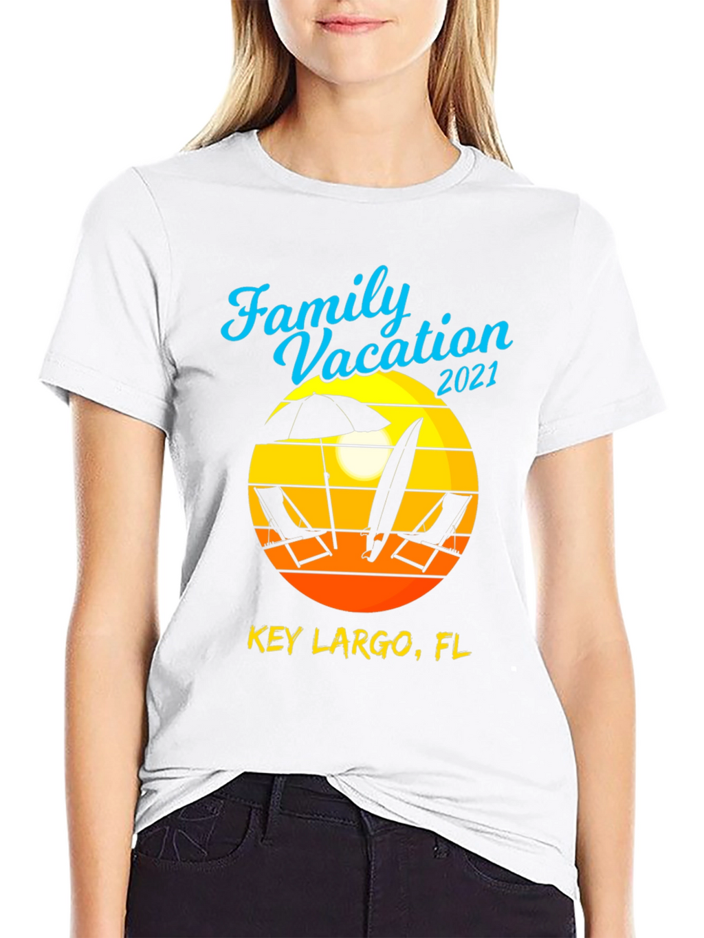 Family Vacation 2021 Key Largo FL T-Shirt