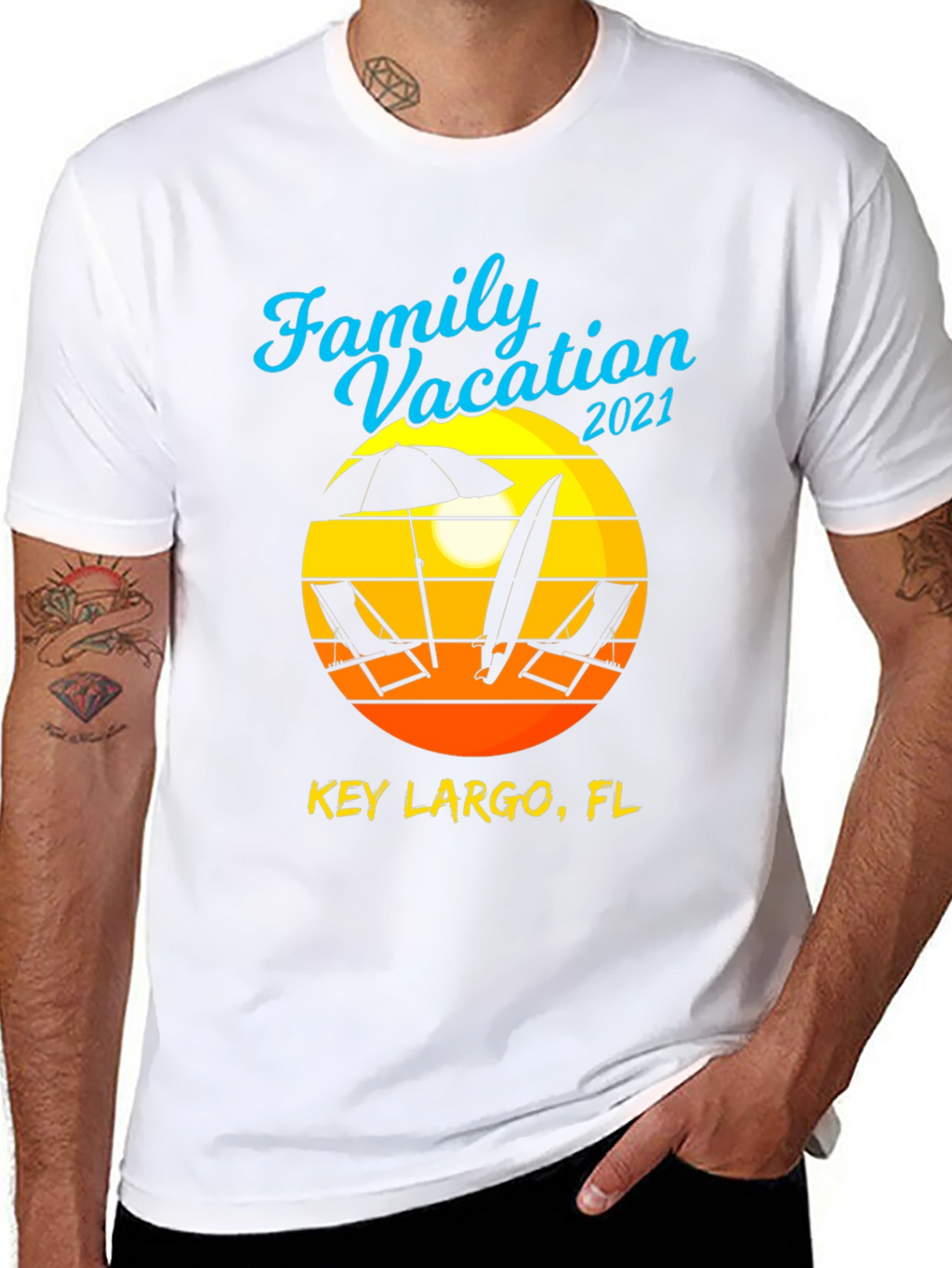 Family Vacation 2021 Key Largo FL T-Shirt
