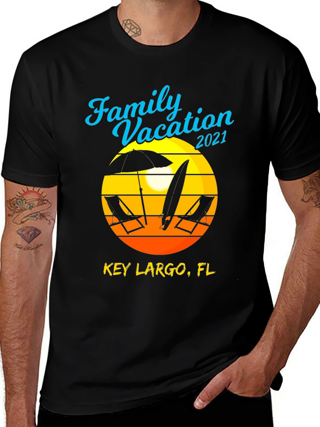 Family Vacation 2021 Key Largo FL T-Shirt