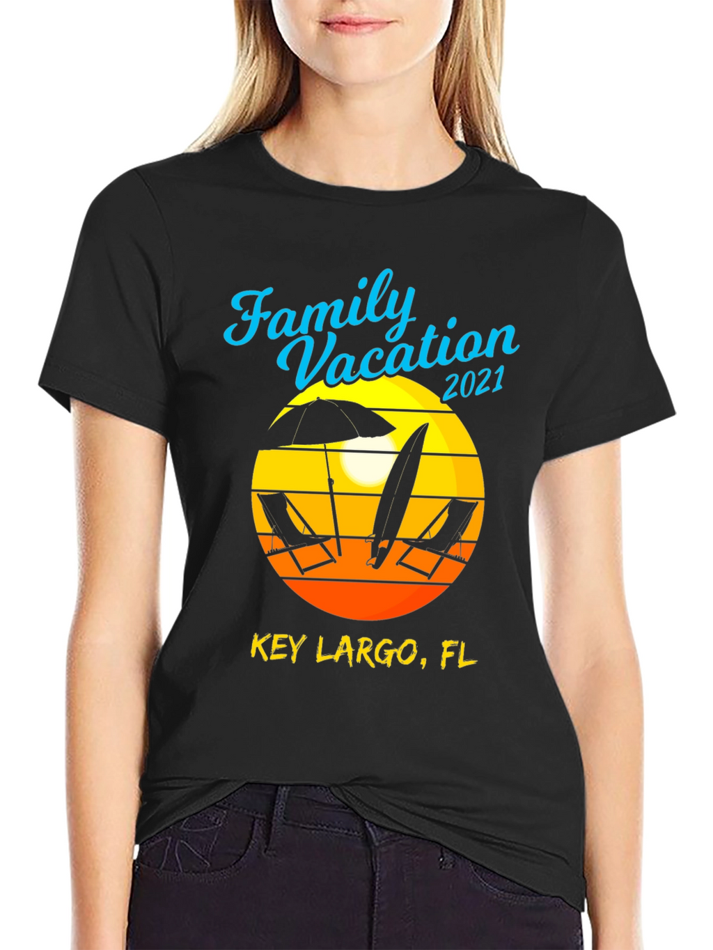 Family Vacation 2021 Key Largo FL T-Shirt