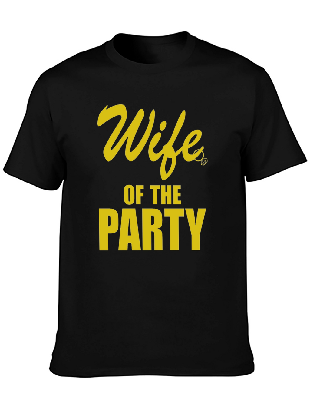 Wife of the Party Graphic Tee - Black