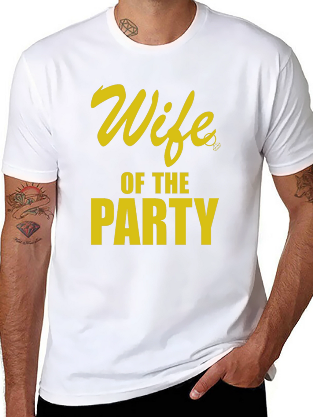 Wife of the Party Graphic Tee - Black