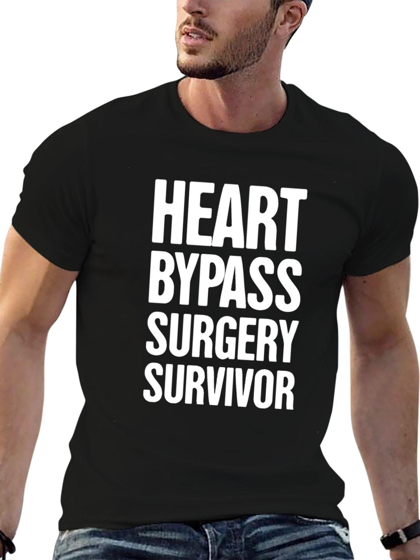 Heart Bypass Surgery Survivor Graphic Tee