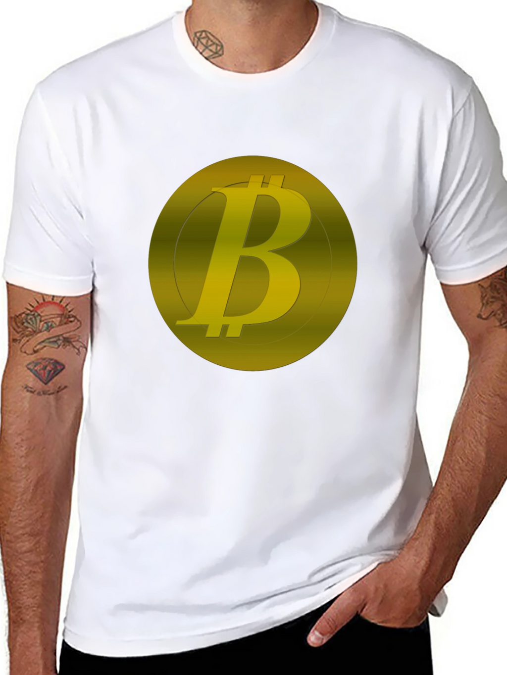 Bitcoin Logo Graphic Tee - Crypto T-Shirt
