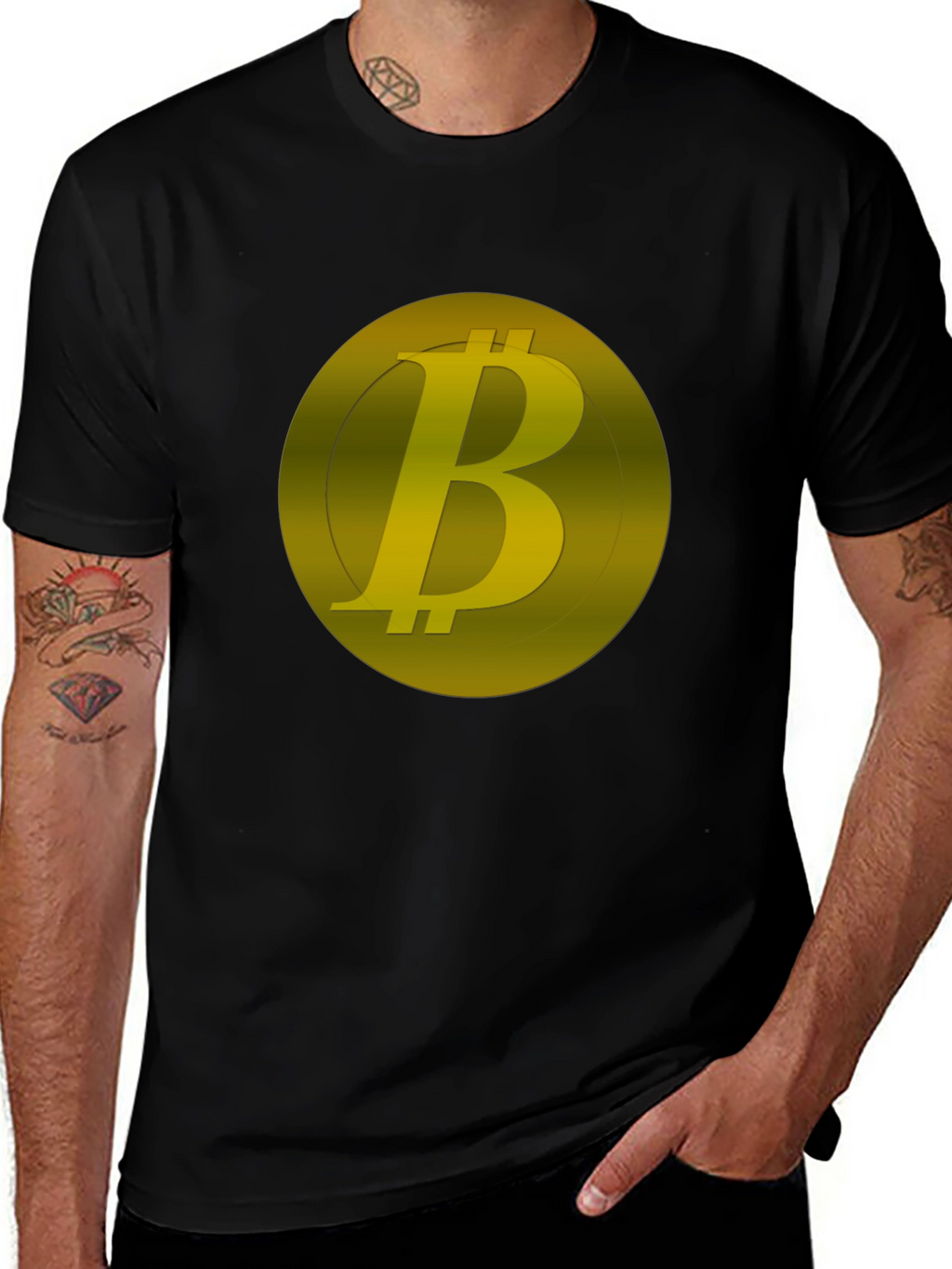 Bitcoin Logo Graphic Tee - Crypto T-Shirt