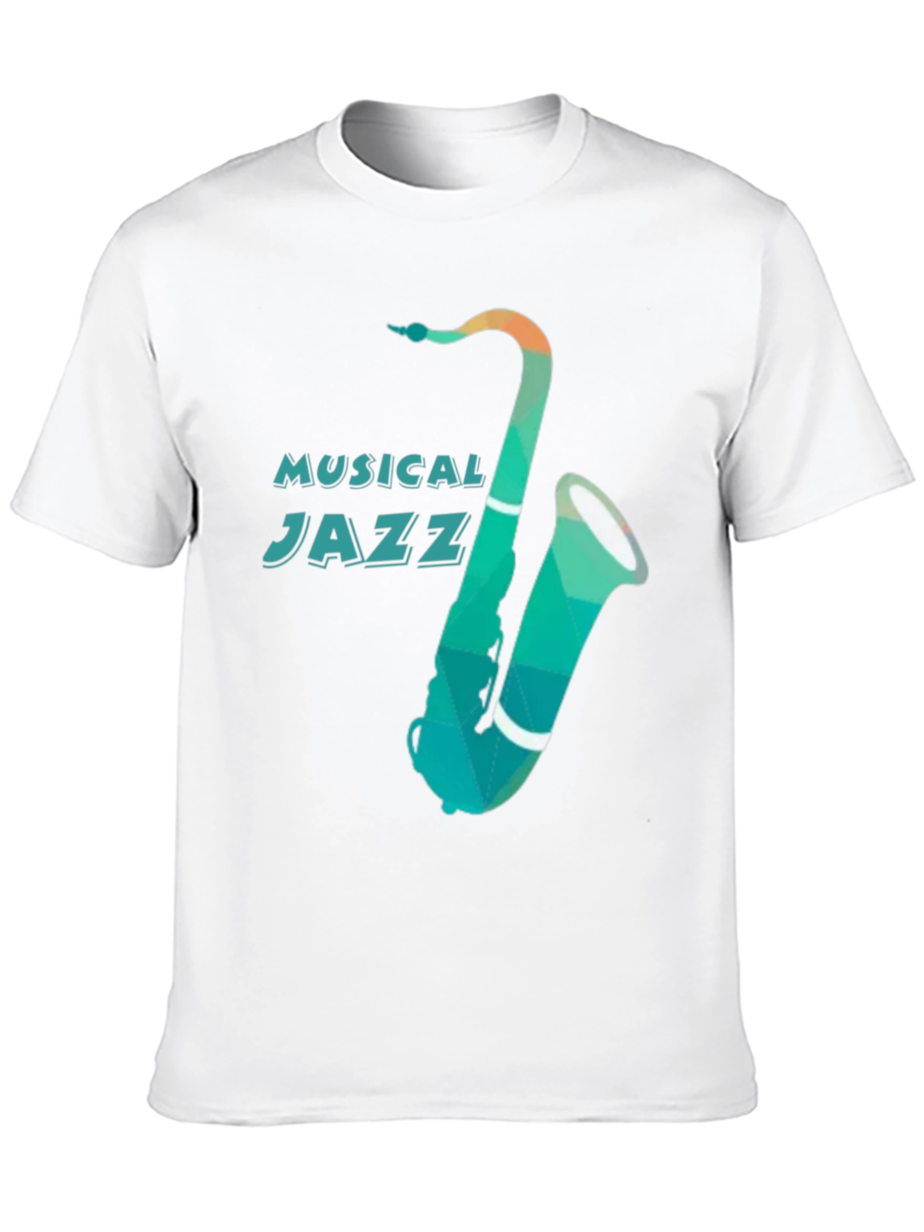 Musical Jazz Saxophone Graphic Tee