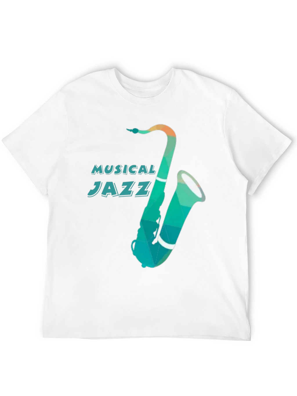 Musical Jazz Saxophone Graphic Tee