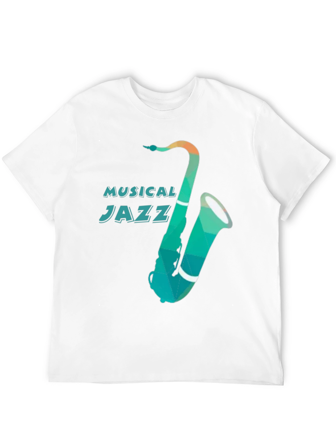 Musical Jazz Saxophone Graphic Tee
