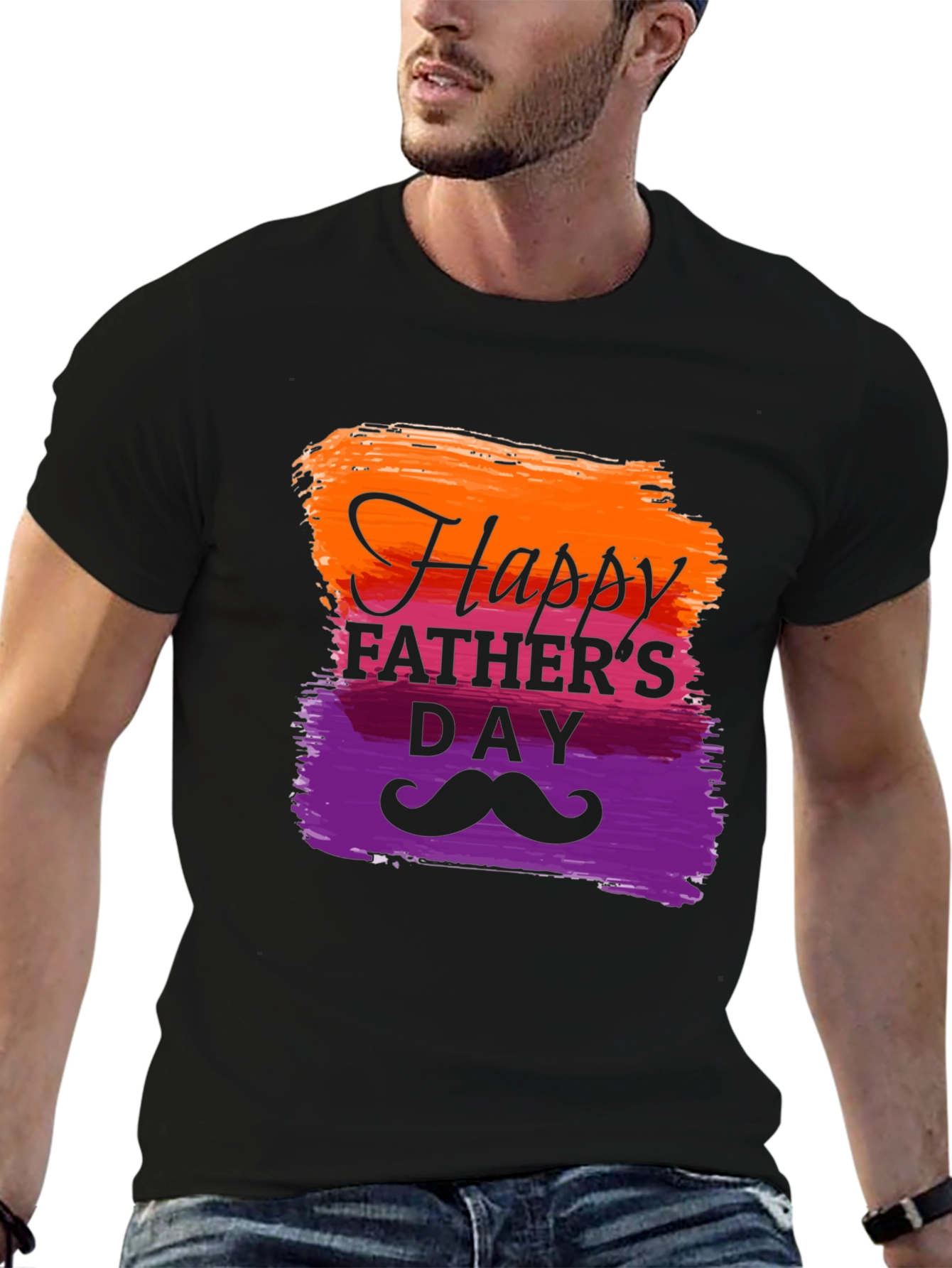 Happy Fathers Day T-Shirt - Stylish Dad Apparel