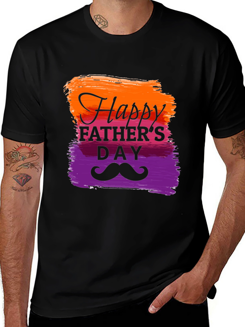 Happy Fathers Day T-Shirt - Stylish Dad Apparel