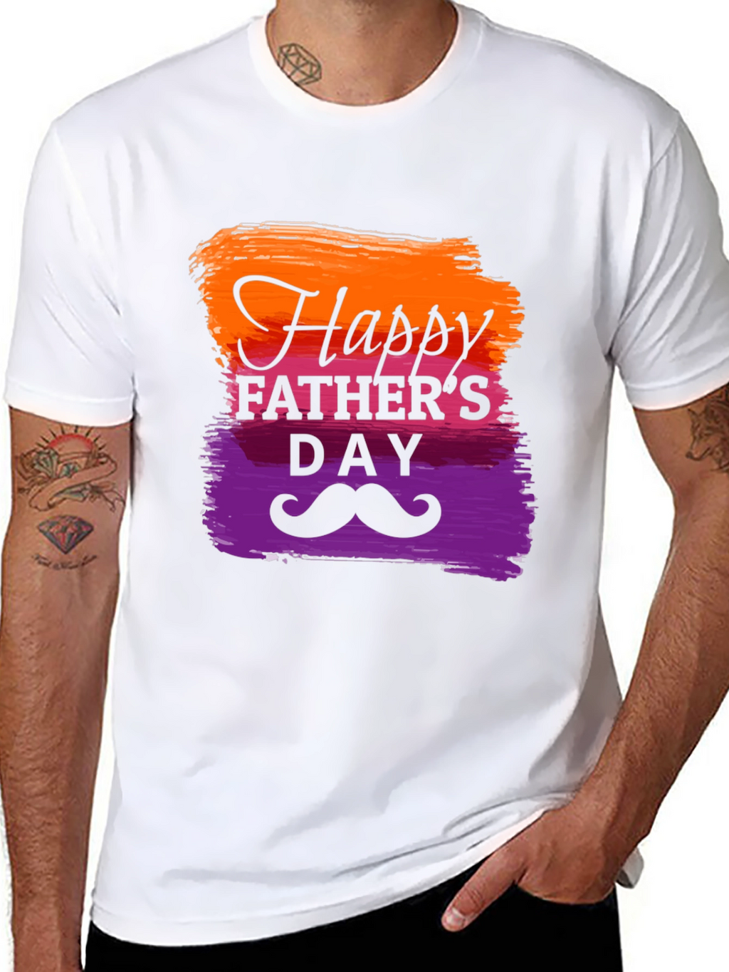 Happy Fathers Day T-Shirt - Stylish Dad Apparel