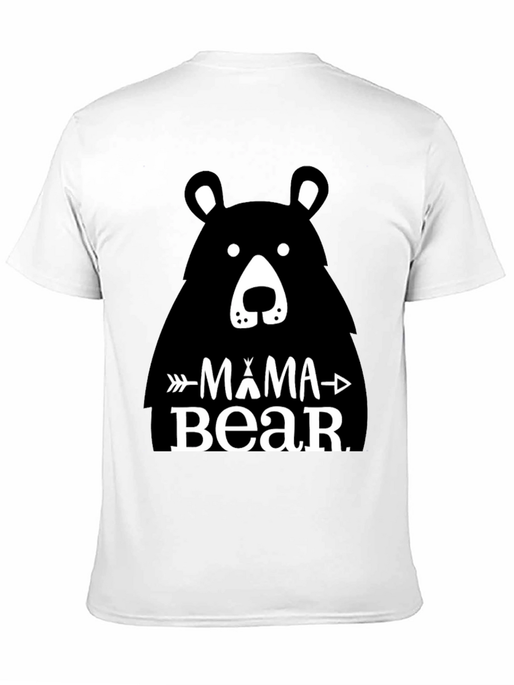 Mama Bear Graphic Tee - Black Unisex T-Shirt