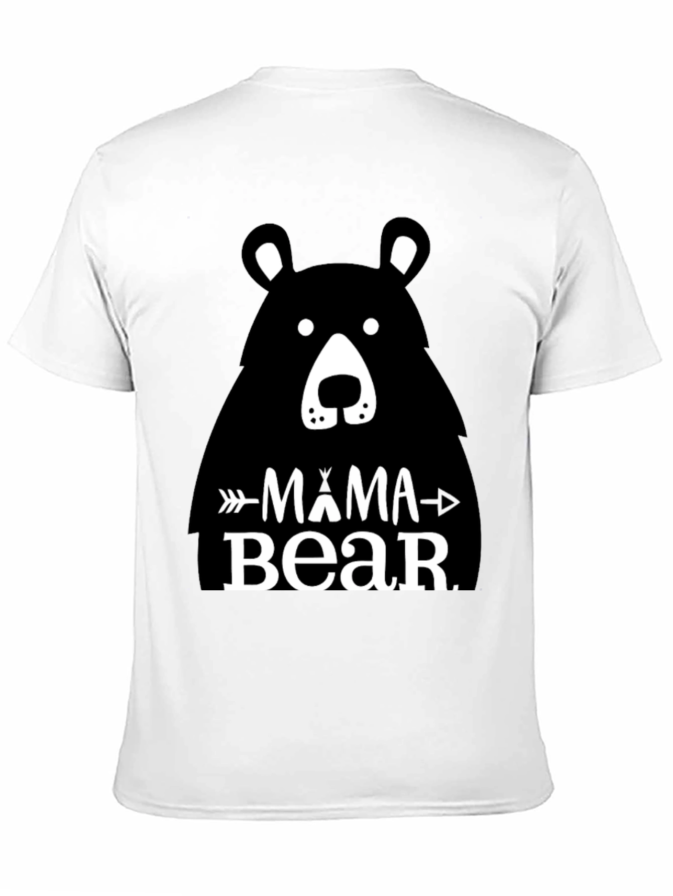 Mama Bear Graphic Tee - Black Unisex T-Shirt