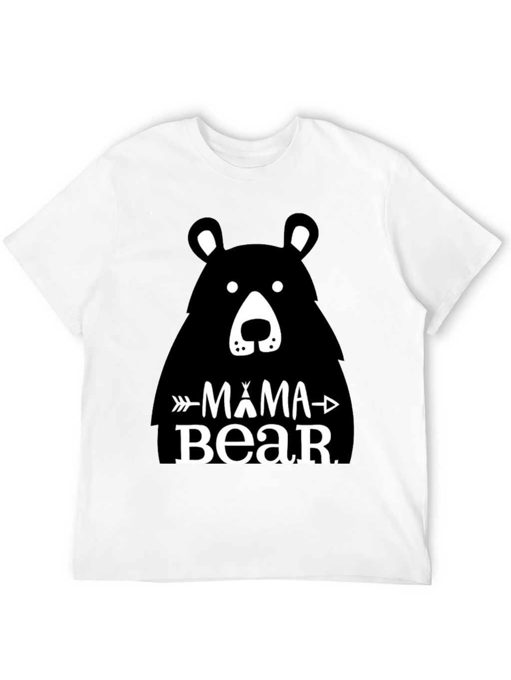Mama Bear Graphic Tee - Black Unisex T-Shirt