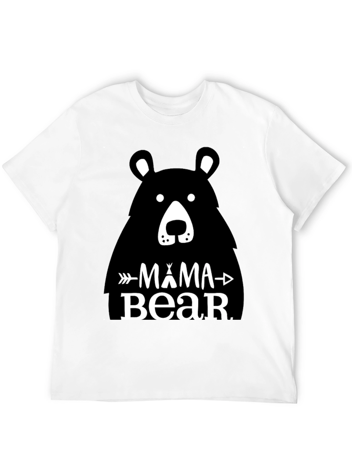 Mama Bear Graphic Tee - Black Unisex T-Shirt