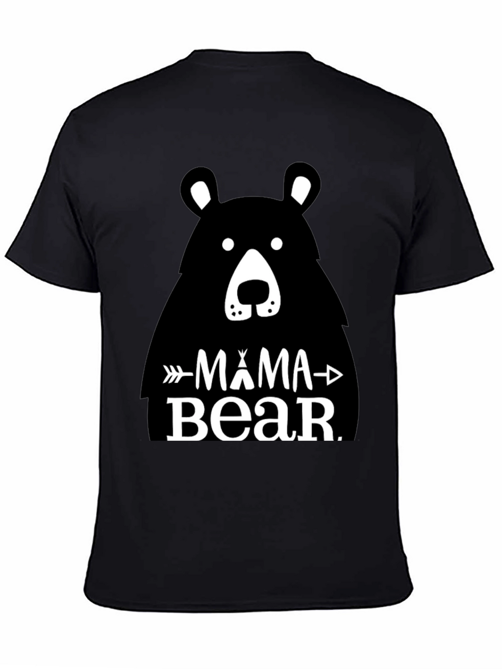 Mama Bear Graphic Tee - Black Unisex T-Shirt