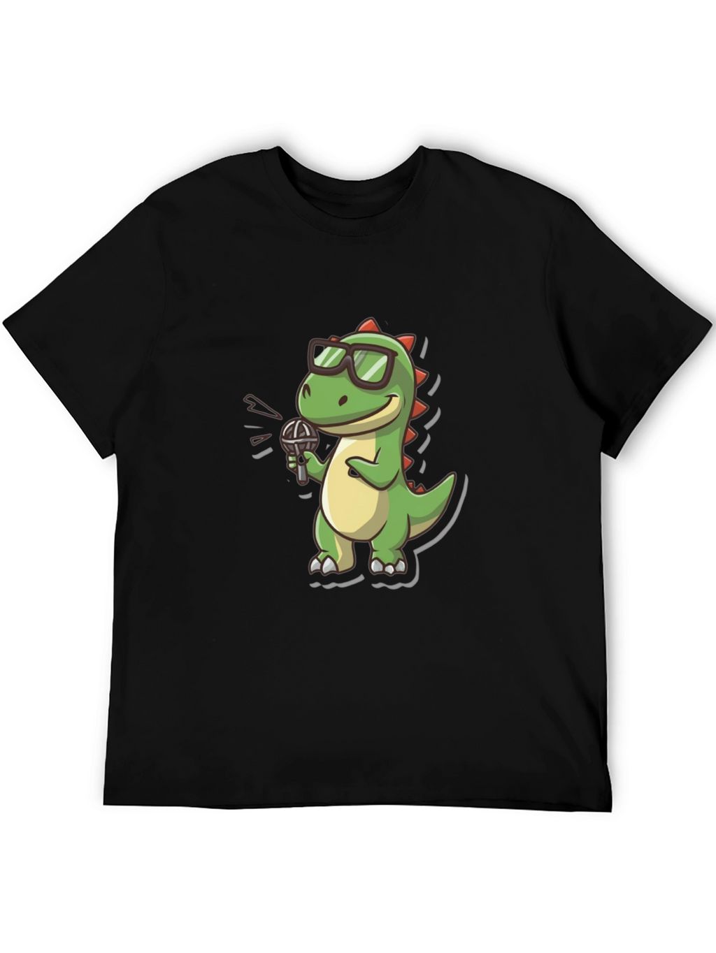 Dino Singer Black T-Shirt