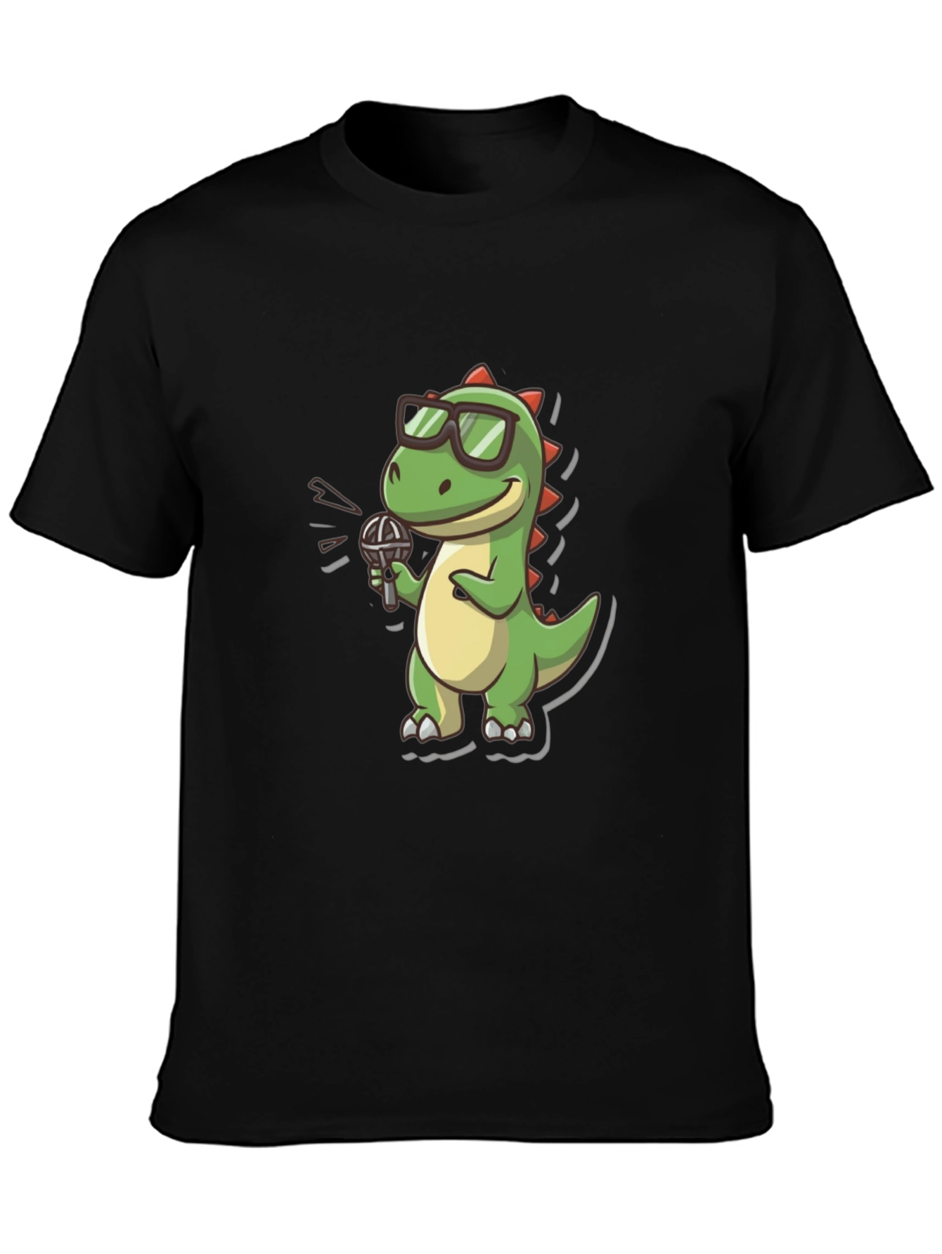 Dino Singer Black T-Shirt