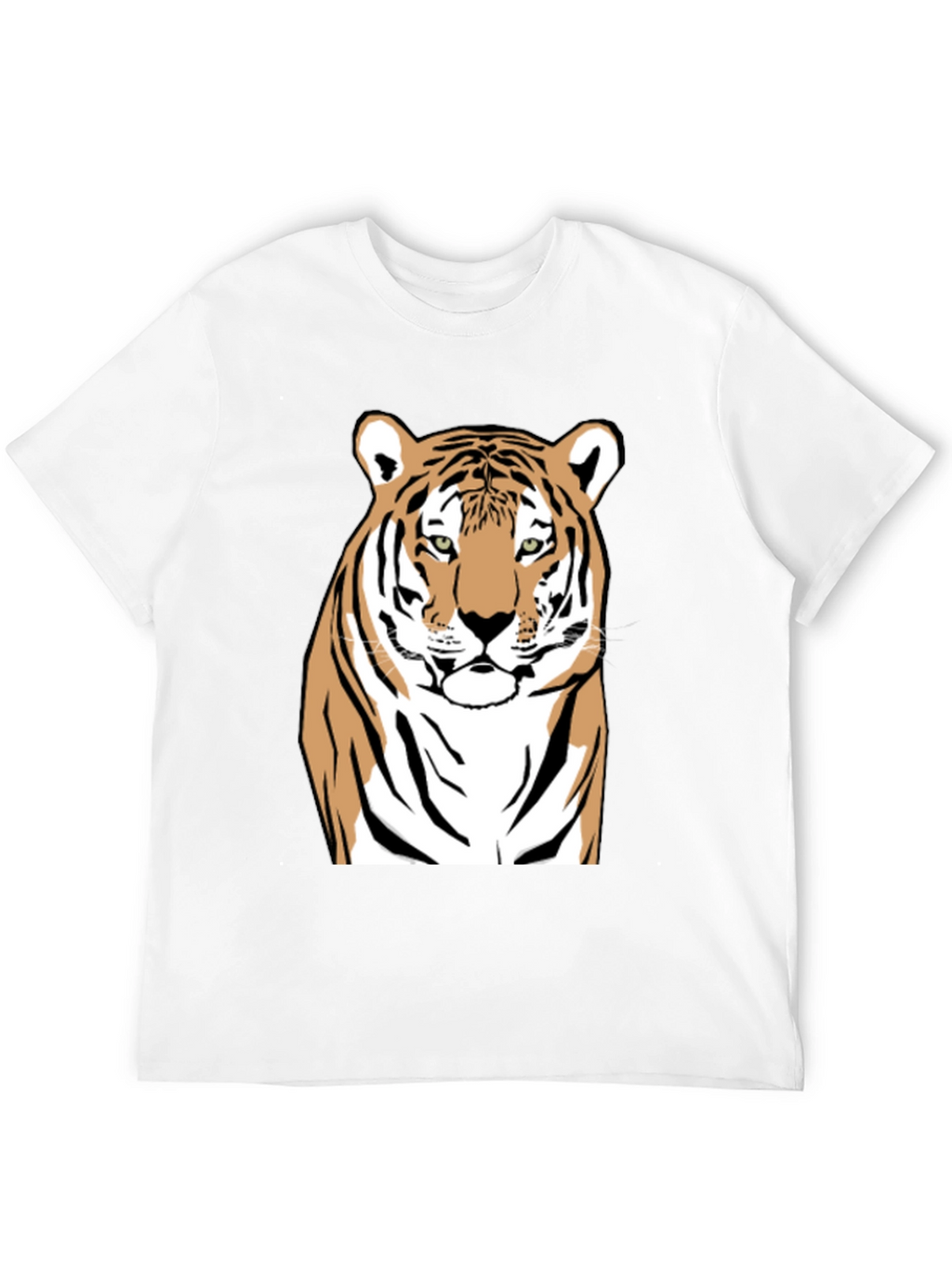 Tiger Graphic Tee - Bold Animal Print T-Shirt