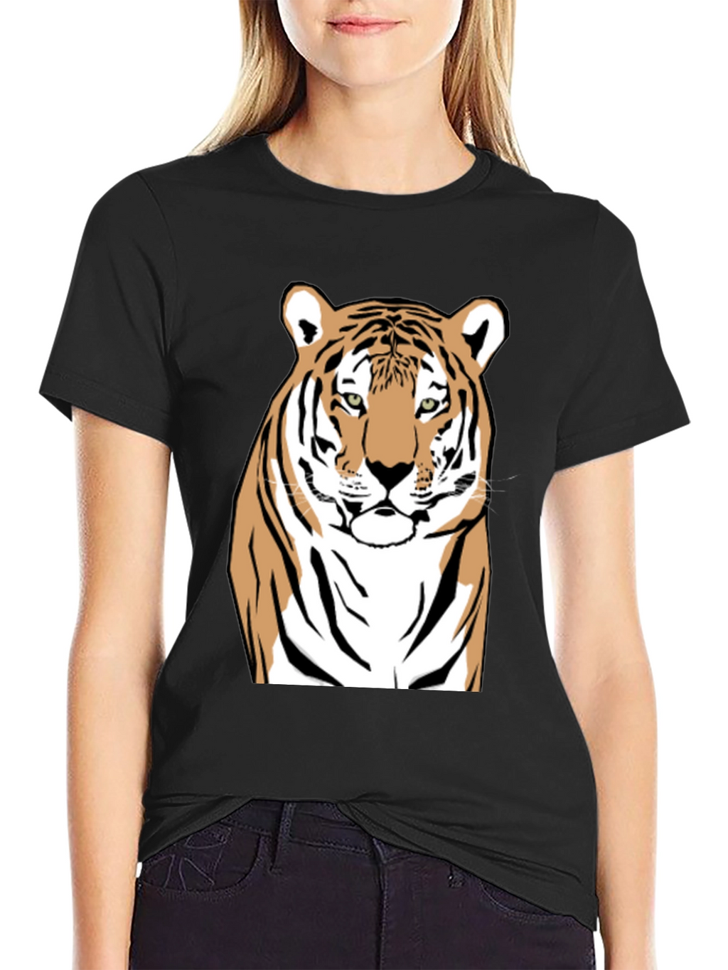 Tiger Graphic Tee - Bold Animal Print T-Shirt