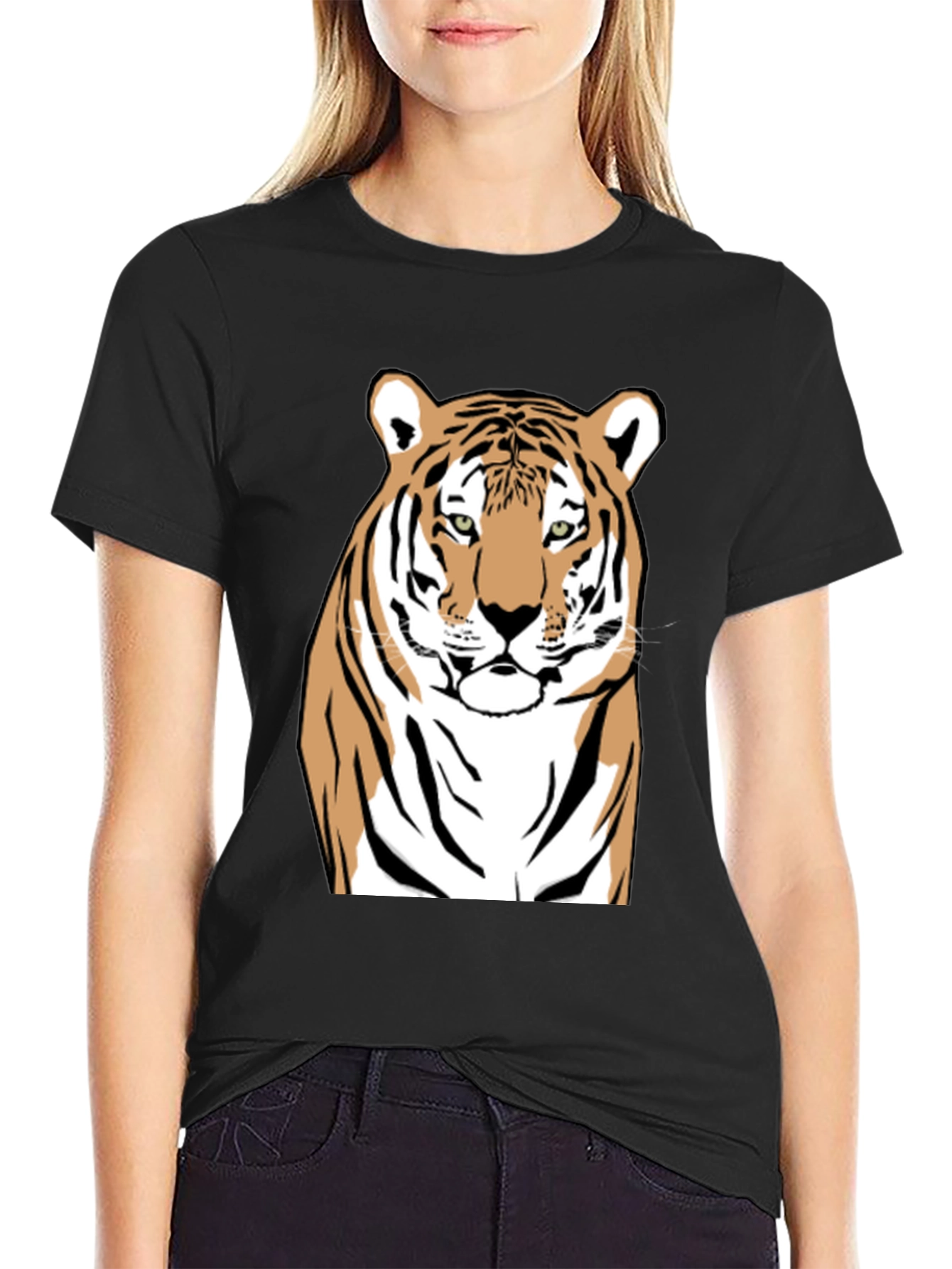 Tiger Graphic Tee - Bold Animal Print T-Shirt