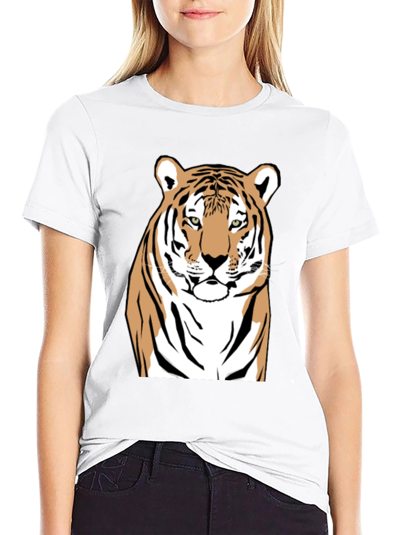 Tiger Graphic Tee - Bold Animal Print T-Shirt