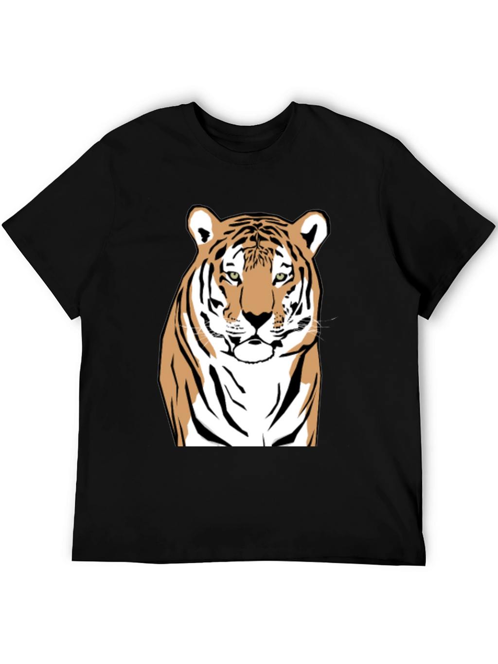 Tiger Graphic Tee - Bold Animal Print T-Shirt