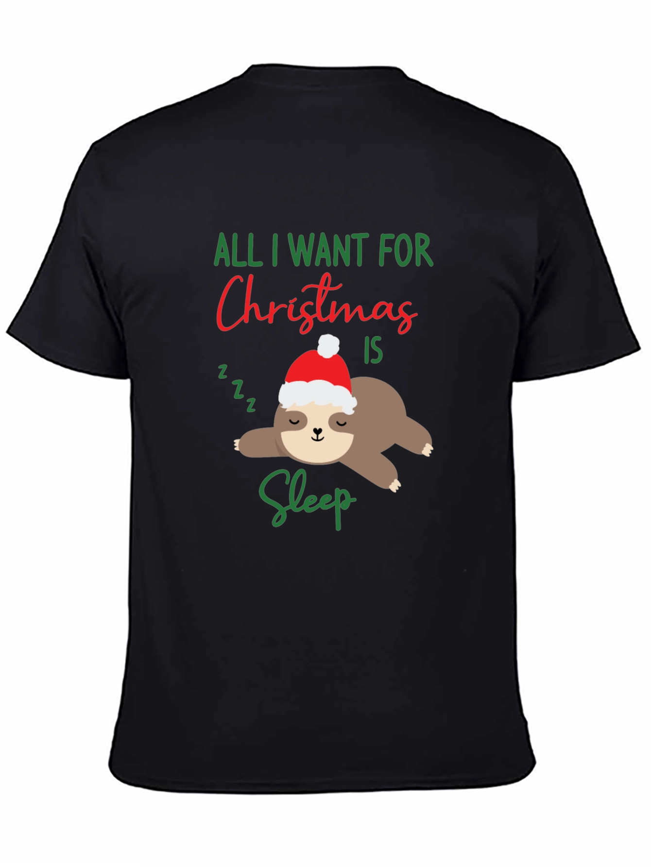 Funny Sloth Christmas T-Shirt