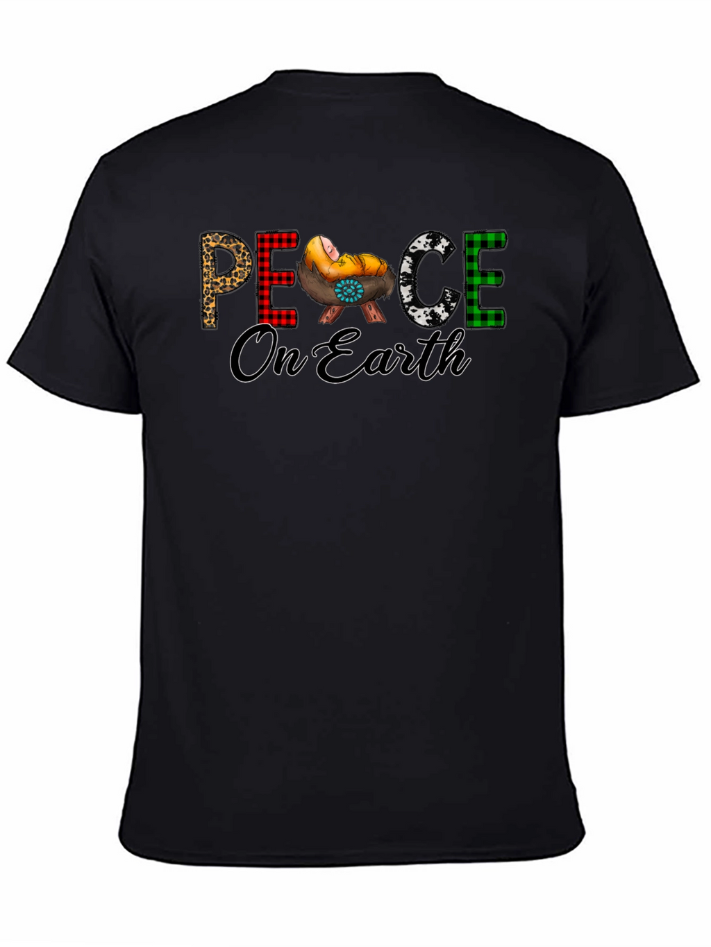 Peace On Earth Christmas Graphic Tee