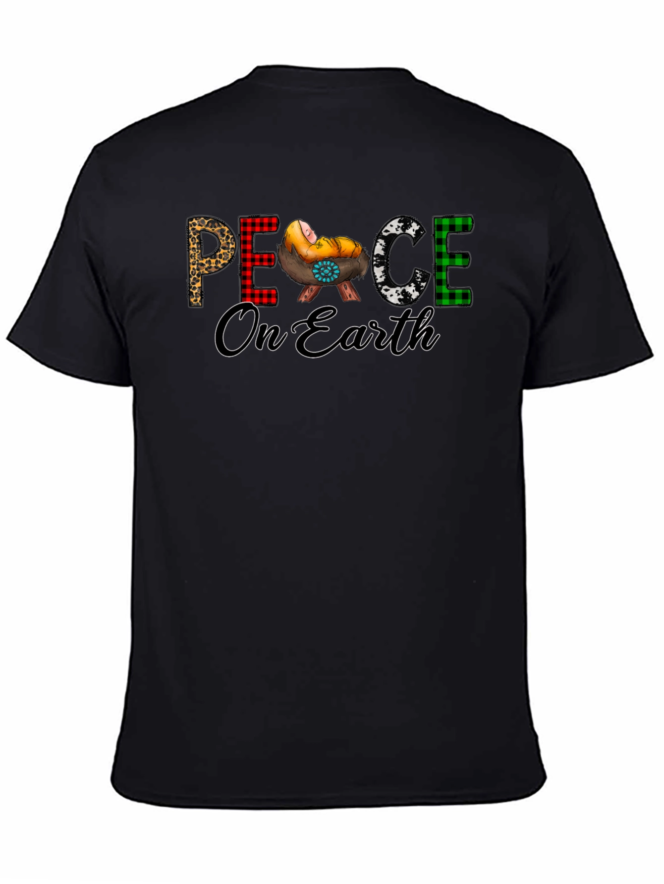 Peace On Earth Christmas Graphic Tee