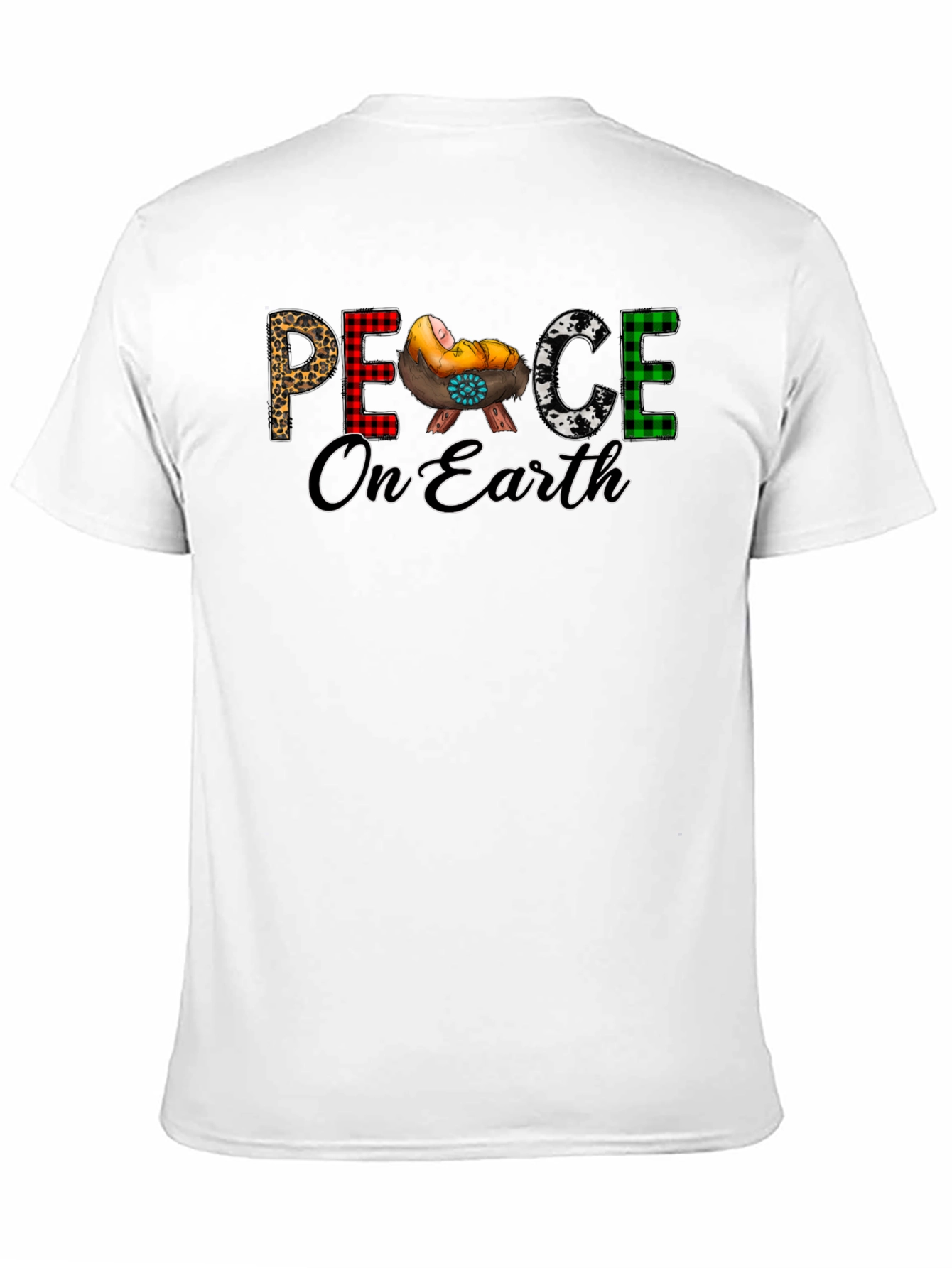 Peace On Earth Christmas Graphic Tee