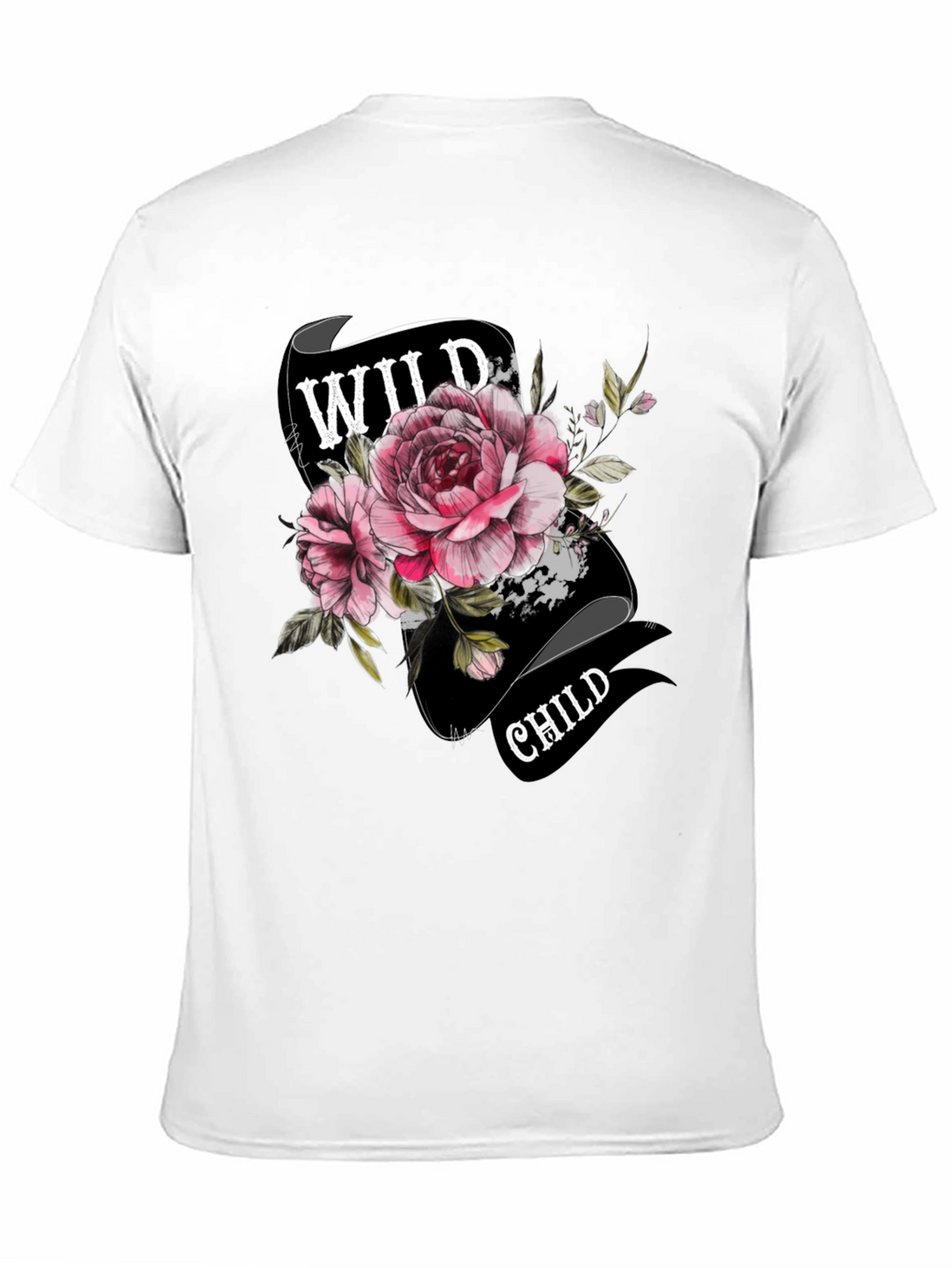 Wild Child Floral T-Shirt - Unique Graphic Tee