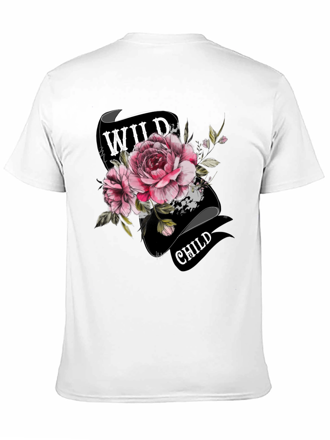 Wild Child Floral T-Shirt - Unique Graphic Tee