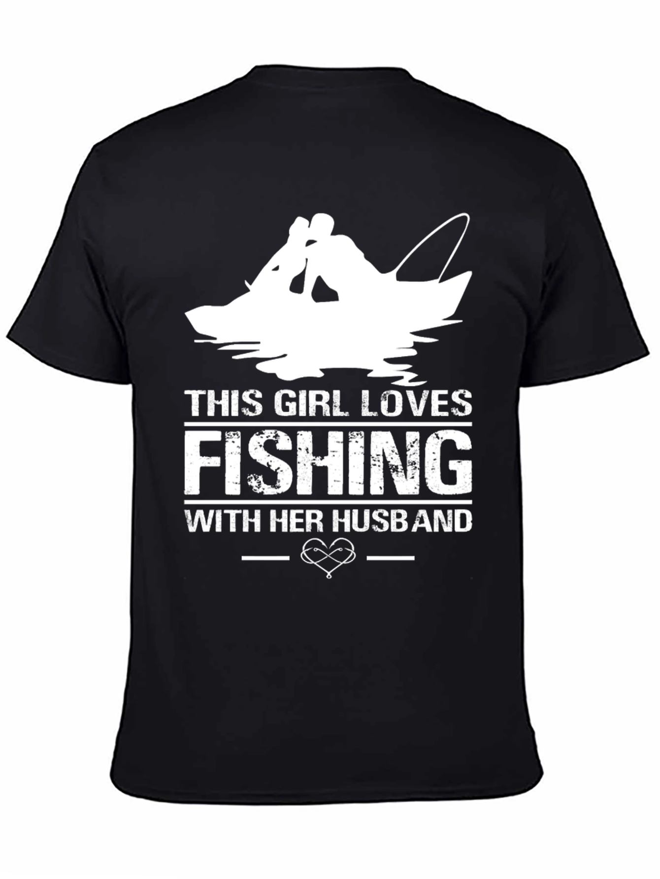 Fishing with Husband Graphic Tee