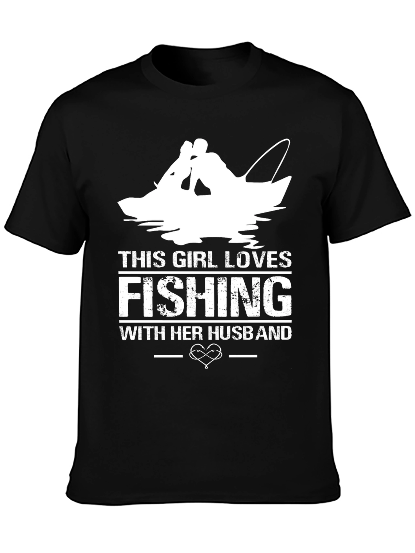 Fishing with Husband Graphic Tee