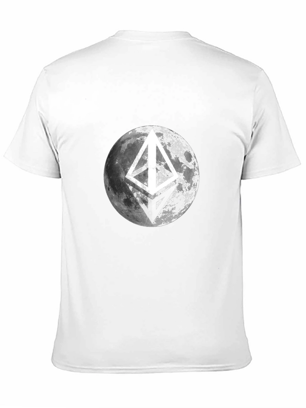 Ethereum Moon Black T-Shirt Crypto Fashion