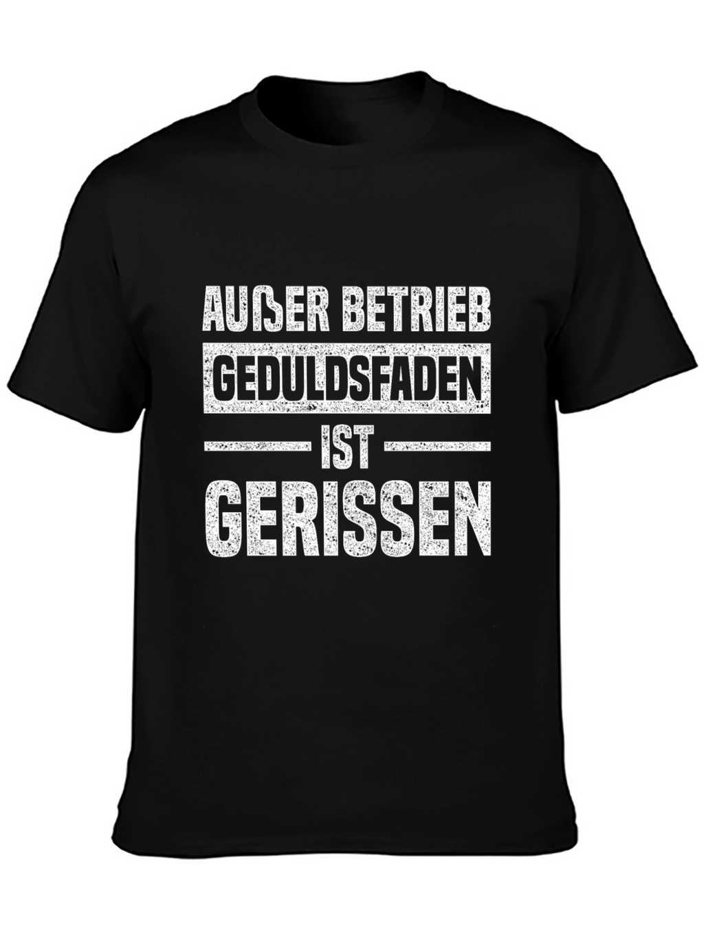Außer Betrieb Geduldsfaden T-Shirt