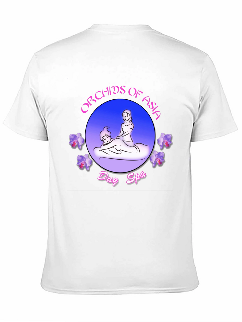 Orchids of Asia Day Spa Black T-Shirt