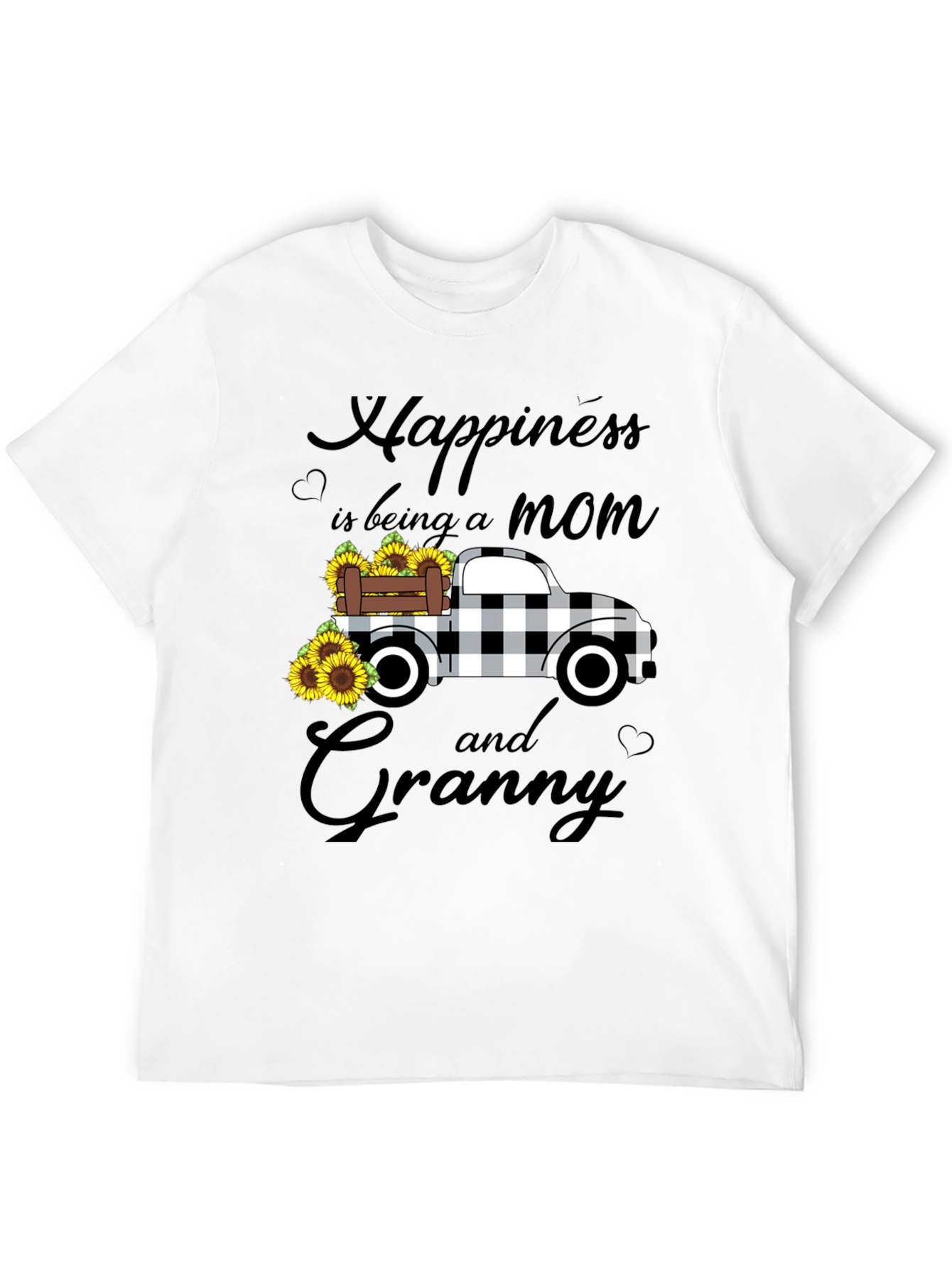 Mom & Granny Sunflower Truck T-Shirt